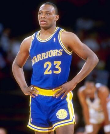 Mitch Richmond con la camiseta de 1988 a 1997.