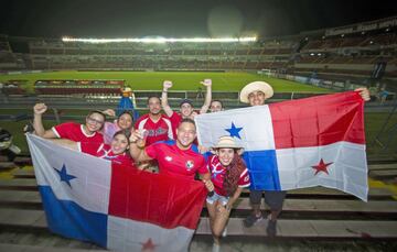 Así se vivió el ambiente en el Estadio Rommel Fernández para el duelo eliminatorio entre las selecciones de México y Panamá.