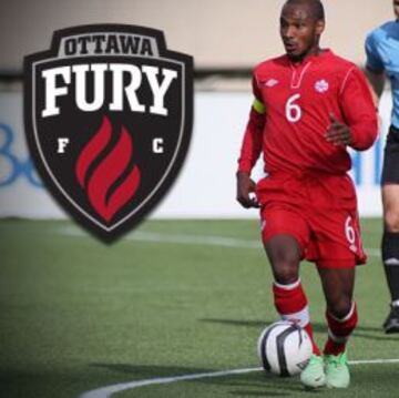 De Guzmán, jugador del Ottawa Fury.