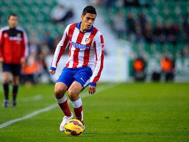 Jiménez debutó con el Atlético de Madrid el 16 de agosto de 2014, en el trofeo Ramón de Carranza ante la Sampdoria.