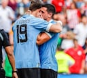 Uruguay prolonga su invicto con lesión de Giménez