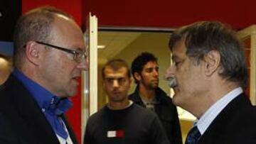 <b>REENCUENTRO. </b>Pepe Mel y José Antonio Bosch volverán a reunirse hoy en el Villamarín.