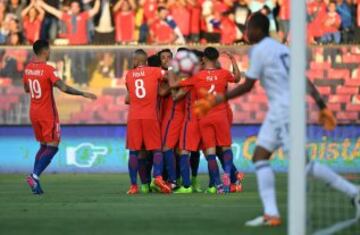 Las mejores imágenes del partido entre Chile y Venezuela