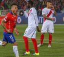 El invicto de Chile ante Perú en semifinales de Copa América