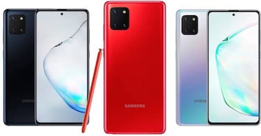 Samsung revela por fin los Galaxy S10 Lite y Note 10 Lite