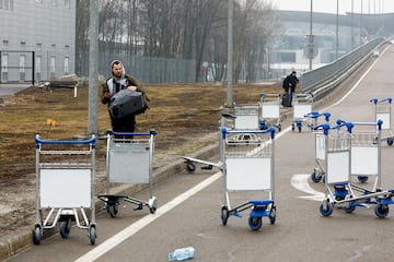 Imagen del Aeropuerto Internacional Boryspil en la zona oriental de Ucrania.