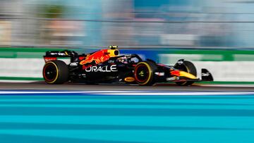 ‘Checo’ Pérez termina tercero en la práctica uno del GP de Miami