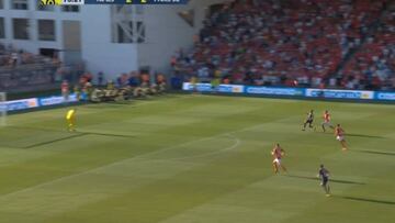 Mbappé mató la ilusión del Nimes con esta excelente definición