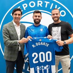 El club homenajea a Rubén Duarte por sus 200 partidos