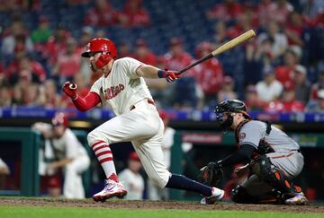 El jardinero izquierdo de los Phillies podría superar su marca del año pasado que dejó en 18 home runs.