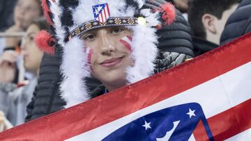La afición del Atlético siempre ha estado al lado de su equipo.