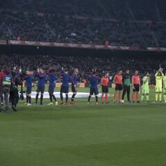 Barcelona-Levante en imágenes