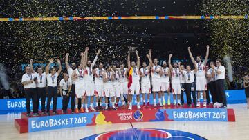 Espa&ntilde;a, campeona de Europa en 2015.