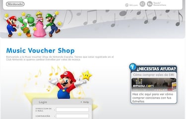 Cambia tus Estrellas Nintendo por canciones en la tienda online de EMI