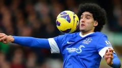 Marouane Fellaini fichó a última hora por el Machester United