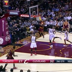 Lebron, a un ex del Estudiantes no se le hace eso: ¡qué mate!