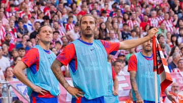 Griezmann, en el partido ante el Betis.