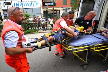 Caída de Mikel Landa