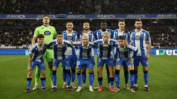 Partido Deportivo de La Coruña - Zaragoza. once