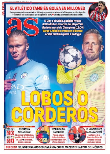 Las portadas de AS de enero