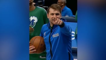 La nueva genialidad de Doncic: de esos tiros resulta 1 en 1000