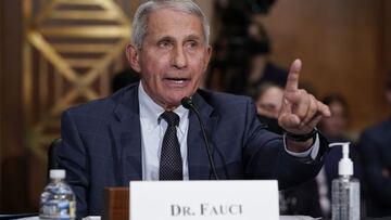 ARCHIVO - El Dr. Anthony Fauci testifica ante el Comité Senatorial de Salud, Educación, Trabajo y Pensiones, en Capitol Hill en Washington, el martes 20 de julio de 2021.