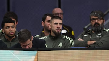 Alex Len, pívot del Real Madrid, durante el partido ante el Fenerbahçe turco en la Euroliga.