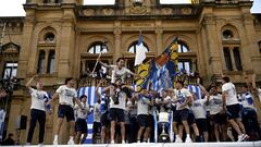 Celebración de la Real Sociedad hoy, en directo: recorrido en autobús del campeón de Copa del Rey, en vivo