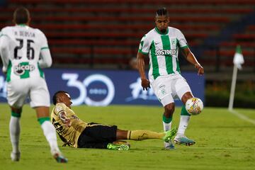 Gran partido en el Atanasio Girardot entre Atlético Nacional y Águilas Doradas. Dorlan Pabón abrió el marcador.