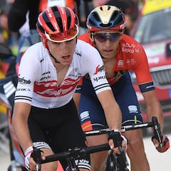 Ciccone: "Perdí una etapa, menos mal que soy líder"