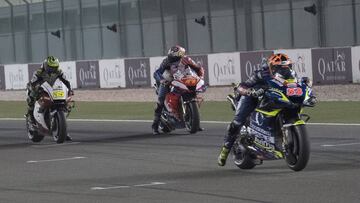 DOHA, QATAR - FEBRUARY 24: Esteve Rabat of Spain and Reale Avintia Racing  tests the start on the grid during the MotoGP Tests at Losail Circuit on February 24, 2020 in Doha, Qatar. (Photo by Mirco Lazzari gp/Getty Images)