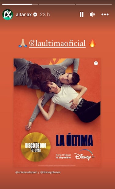Aitana recuerda a Miguel Bernardeau en su ltima publicacin