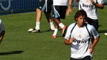 <b>REAL MADRID </b>Raúl, durante un entrenamiento de la pretemporada.