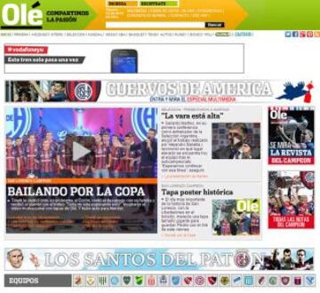 Portadas de la prensa extranjera