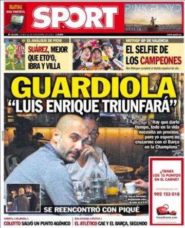 Portadas de la prensa deportiva