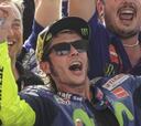 Rossi: “Es Márquez el que me ha tocado y siento su caída”