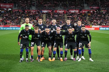 Oncel inicial del Atlético de Madrid.