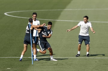 El Madrid prepara su estreno liguero ante el Getafe