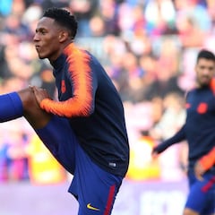 Yerry Mina será titular con el Barça en Supercopa de Cataluña
