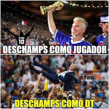 Los memes de Francia campeón del Mundial Rusia 2018