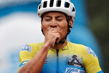 Jonathan Caicedo, ganador de la etapa de hoy.