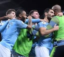 M. City 3-1 M. United: Silva comandó la victoria