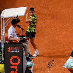 Alcaraz: “Me arrepiento de haber lanzado la raqueta”