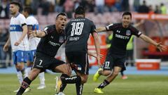 Futbol, Universidad Catolica vs Colo Colo
 Super Copa 2017
 El jugador de Colo Colo Andres Vilches, derecha, celebra su gol contra Universidad Catolica durante el partido de Super Copa disputado en el estadio Nacional de Santiago, Chile.
 23/07/2017
 Javi