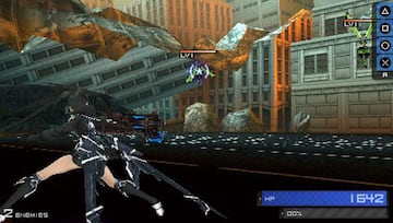 Captura de pantalla - Black Rock Shooter: The Game (PSP)