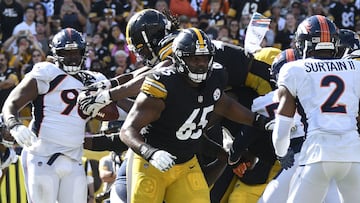Los Pittsburgh Steelers vencieron a los Denver Broncos con una gran actuación del running back novato que sumó 142 yardas desde la línea de golpeo.