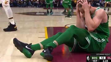 Terrible inicio NBA: fractura de tibia de Gordon Hayward