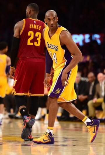LeBron James y Kobe Bryant.