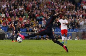 Jackson Martínez tuvo sus primeros 90 minutos en la Champions con la camiseta del Atlético de Madrid.