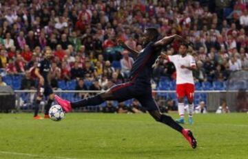 Jackson Martínez tuvo sus primeros 90 minutos en la Champions con la camiseta del Atlético de Madrid. 